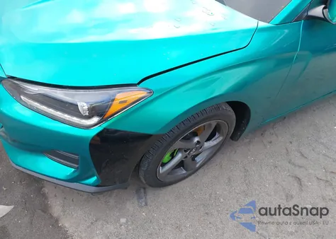 2019 Hyundai Veloster 2.0 из США, поврежденный, VIN KMHTG6AF1KU006167